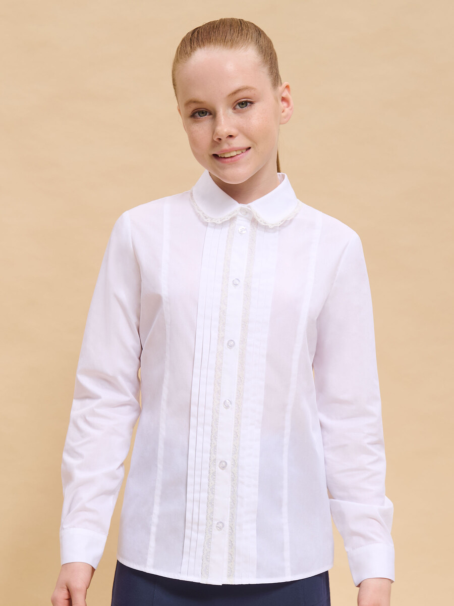 блузка с длинным рукавом pelican для девочки