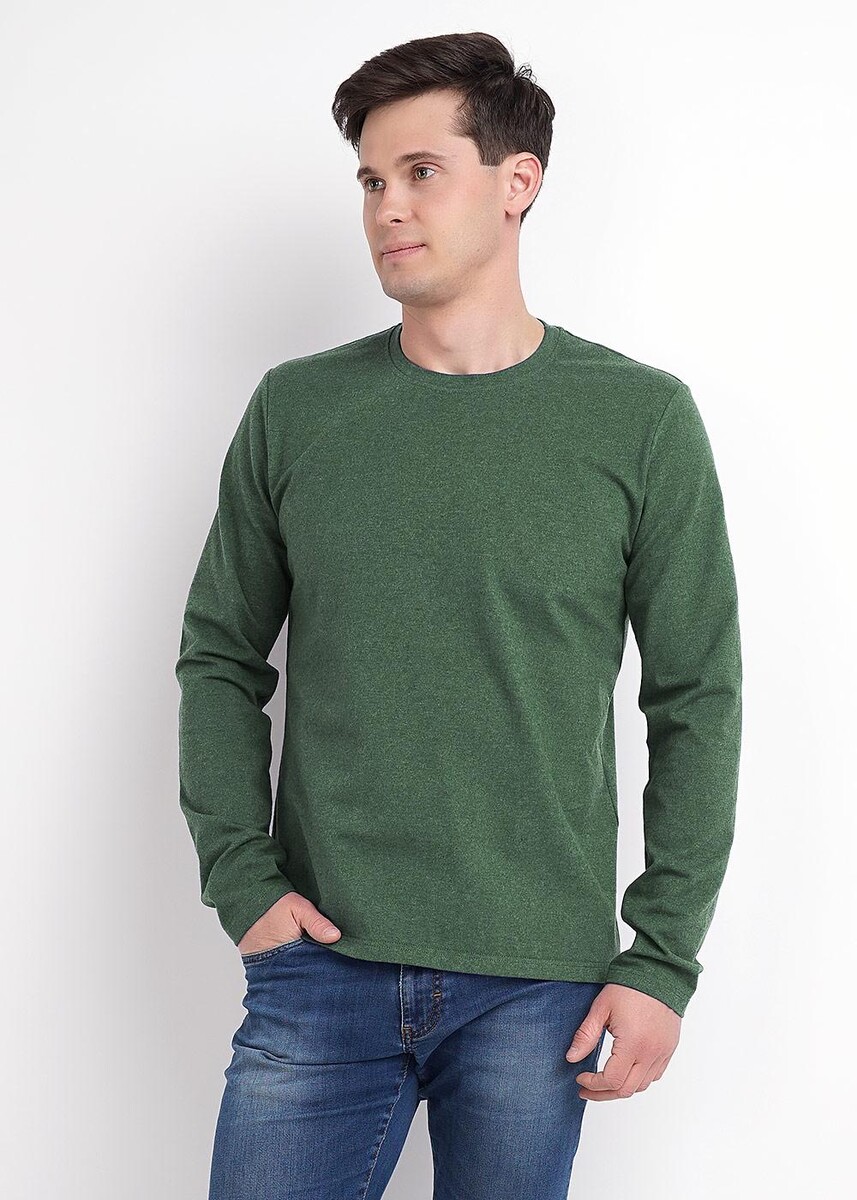 мужской свитер с круглым вырезом clever
