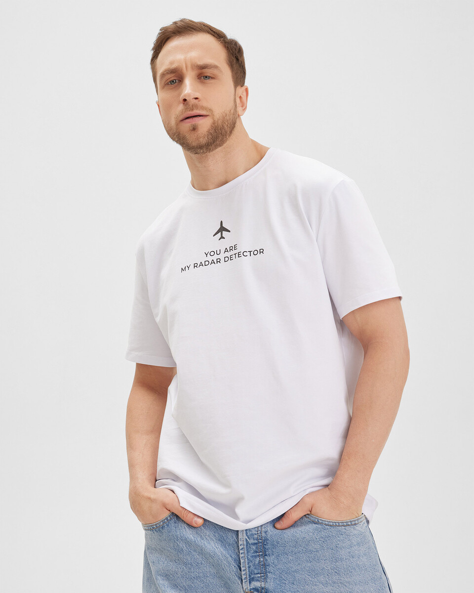 мужская футболка с круглым вырезом barmariska
