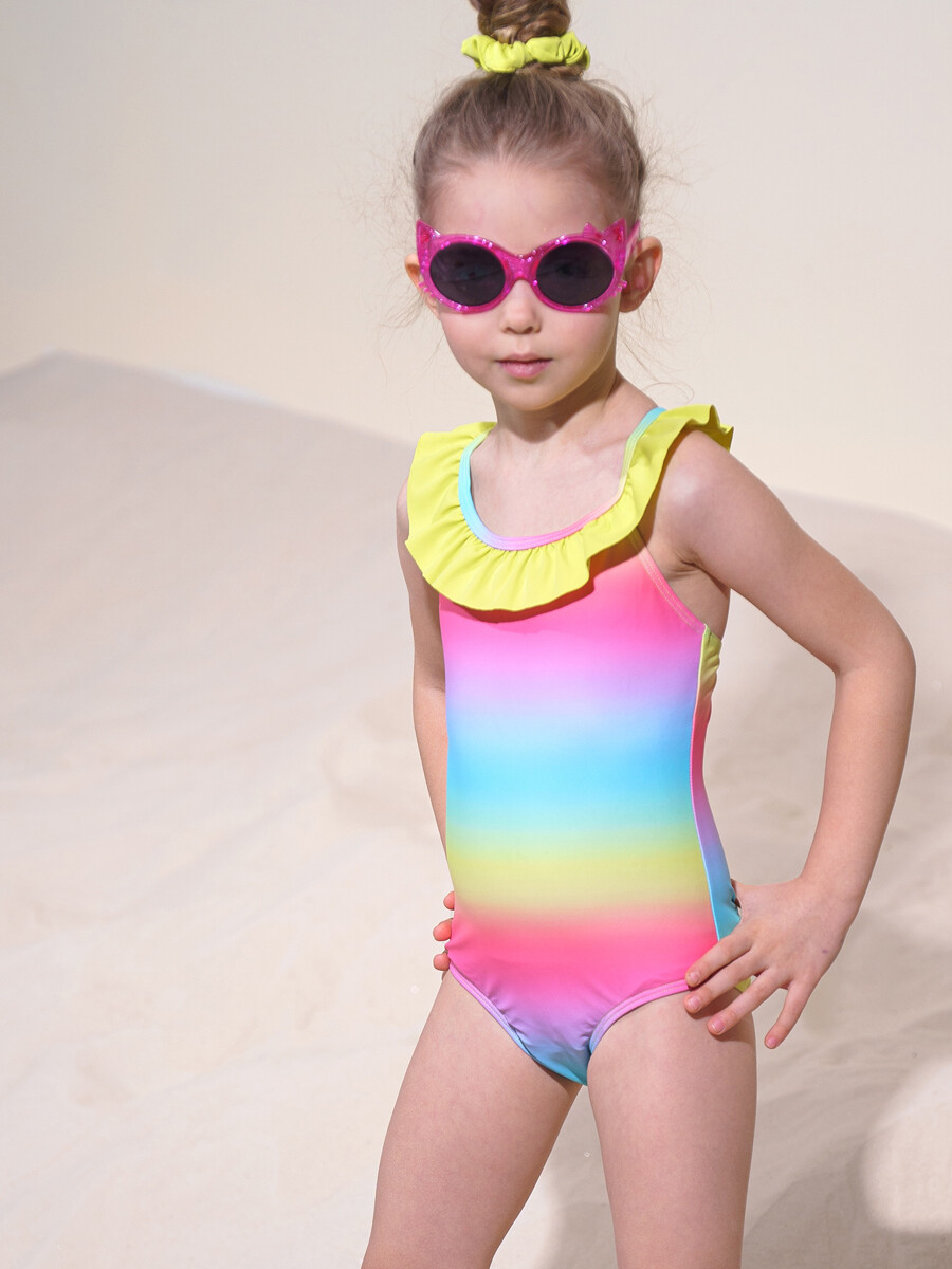 купальник playtoday kids для девочки, разноцветный