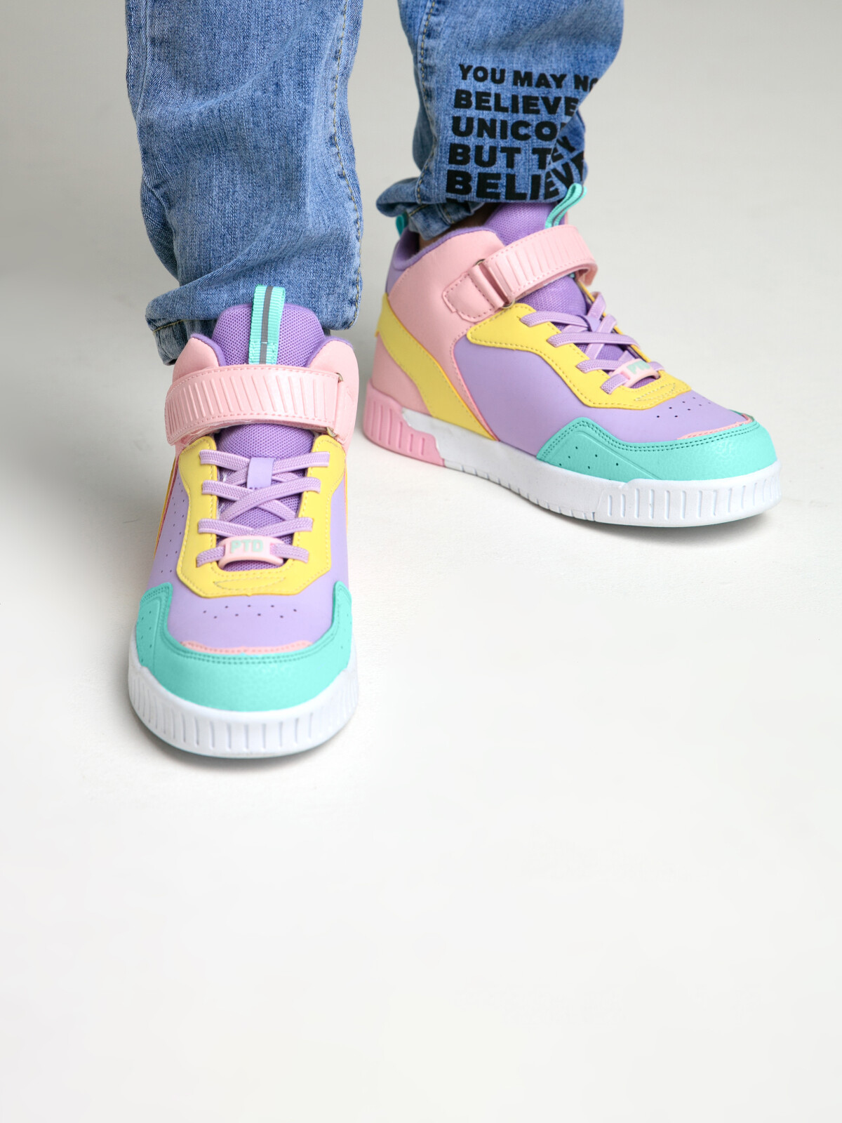 ботинки playtoday tween для девочки, разноцветные