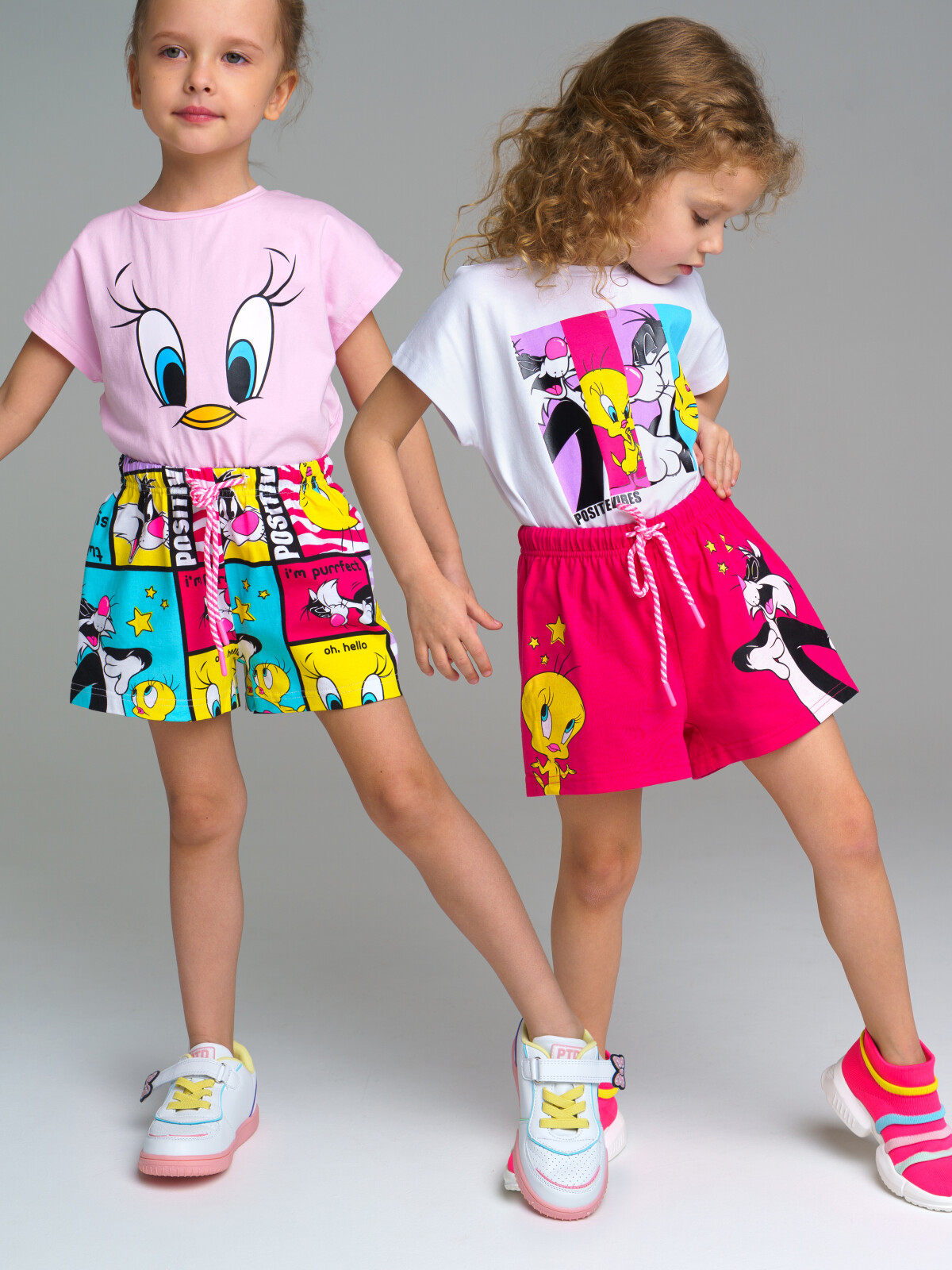шорты playtoday kids для девочки, разноцветные