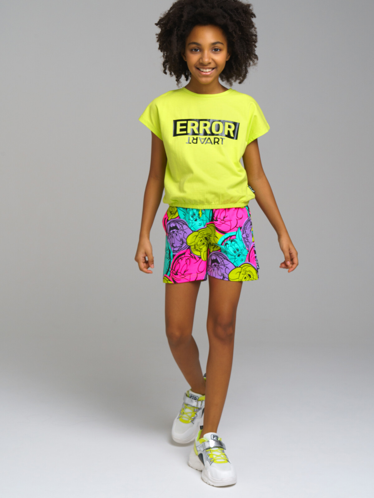 шорты playtoday tween для девочки, разноцветные