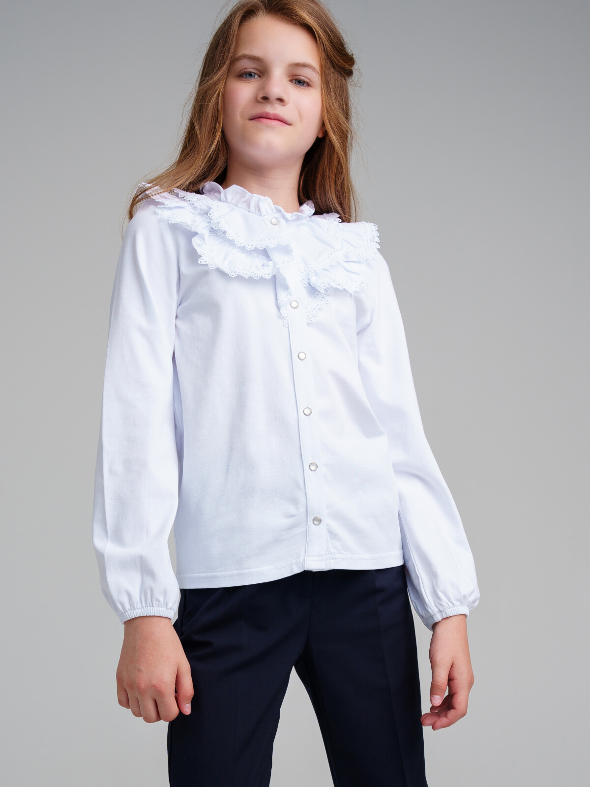 блузка playtoday для девочки, белая
