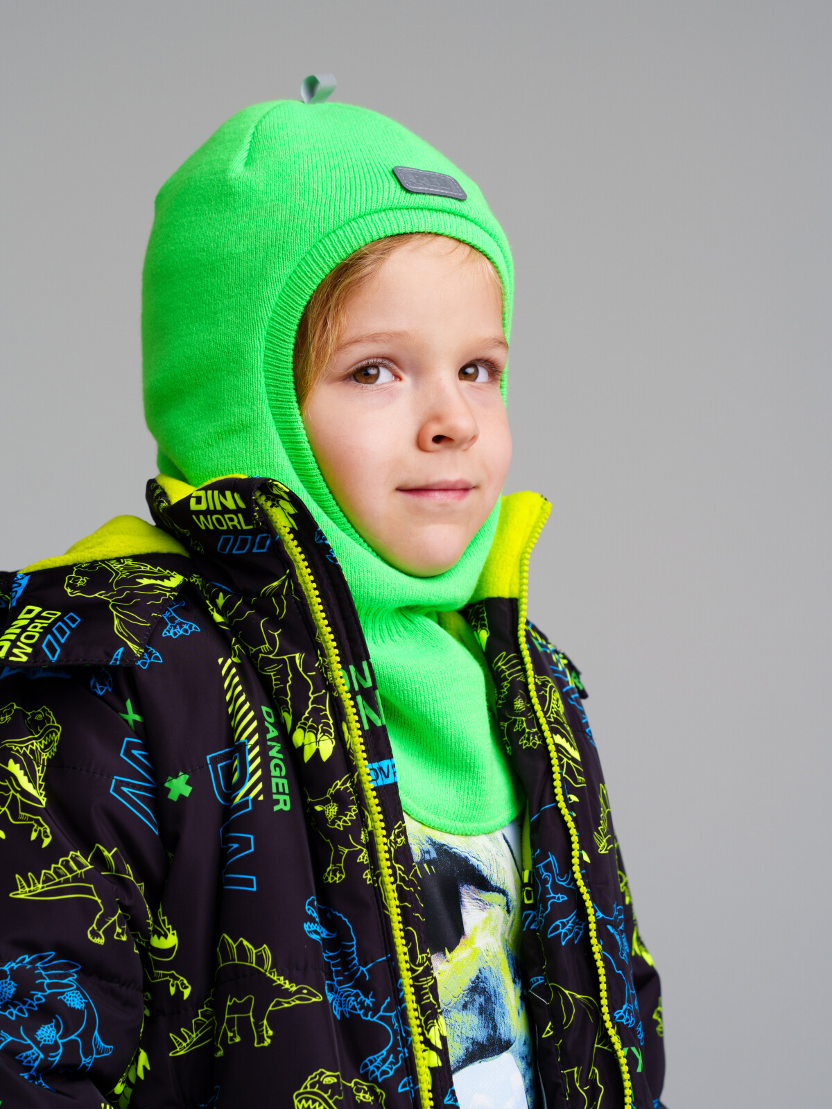 шапка playtoday kids для мальчика, зеленая