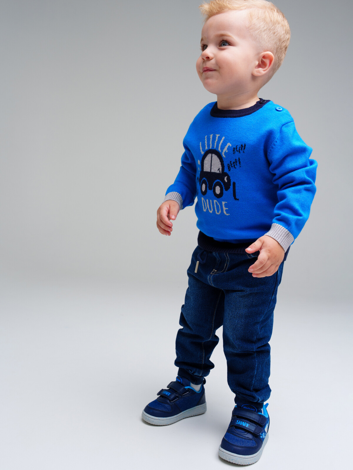 брюки playtoday newborn-baby для мальчика, синие