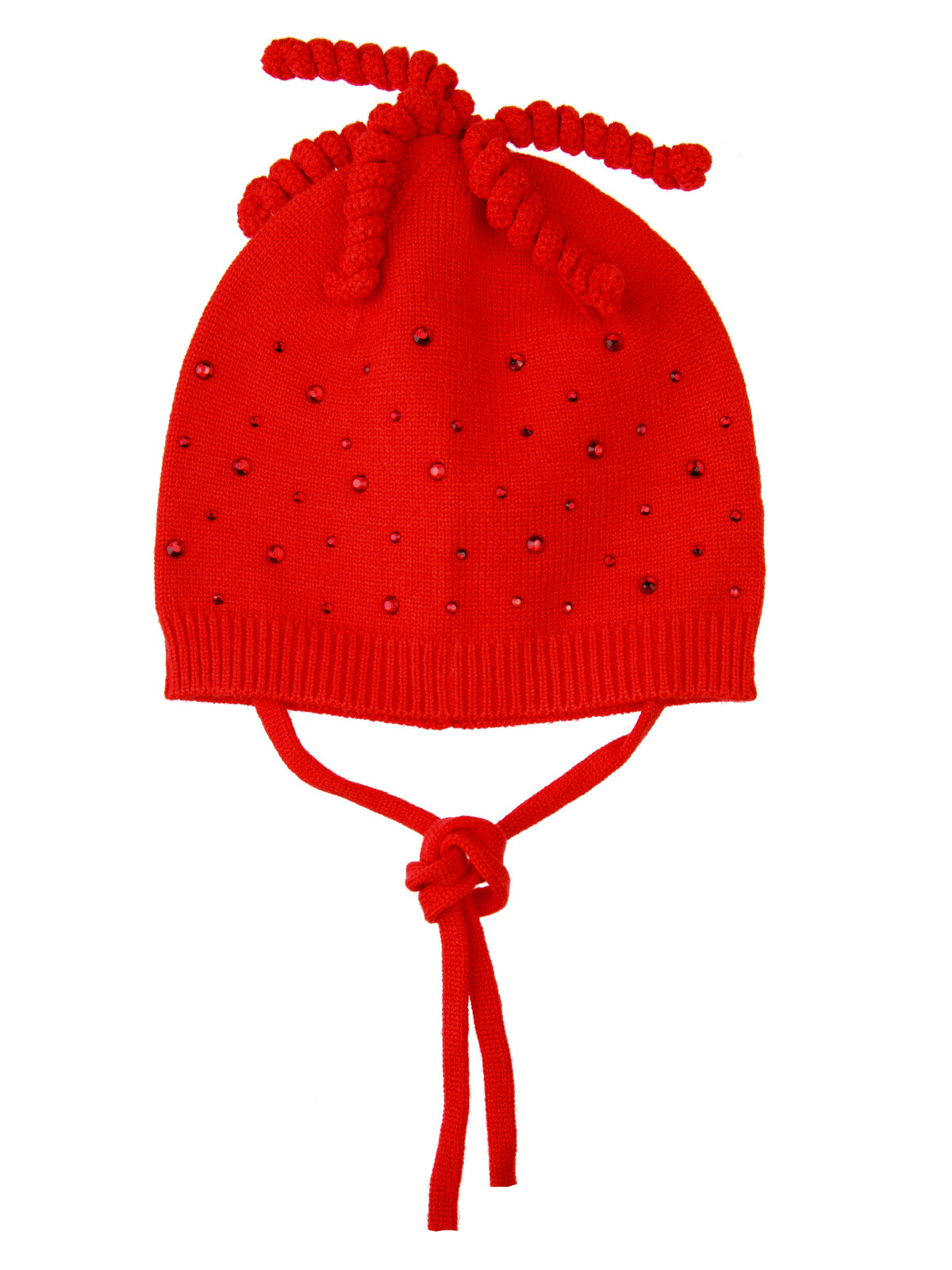 шапка playtoday newborn-baby для девочки, красная
