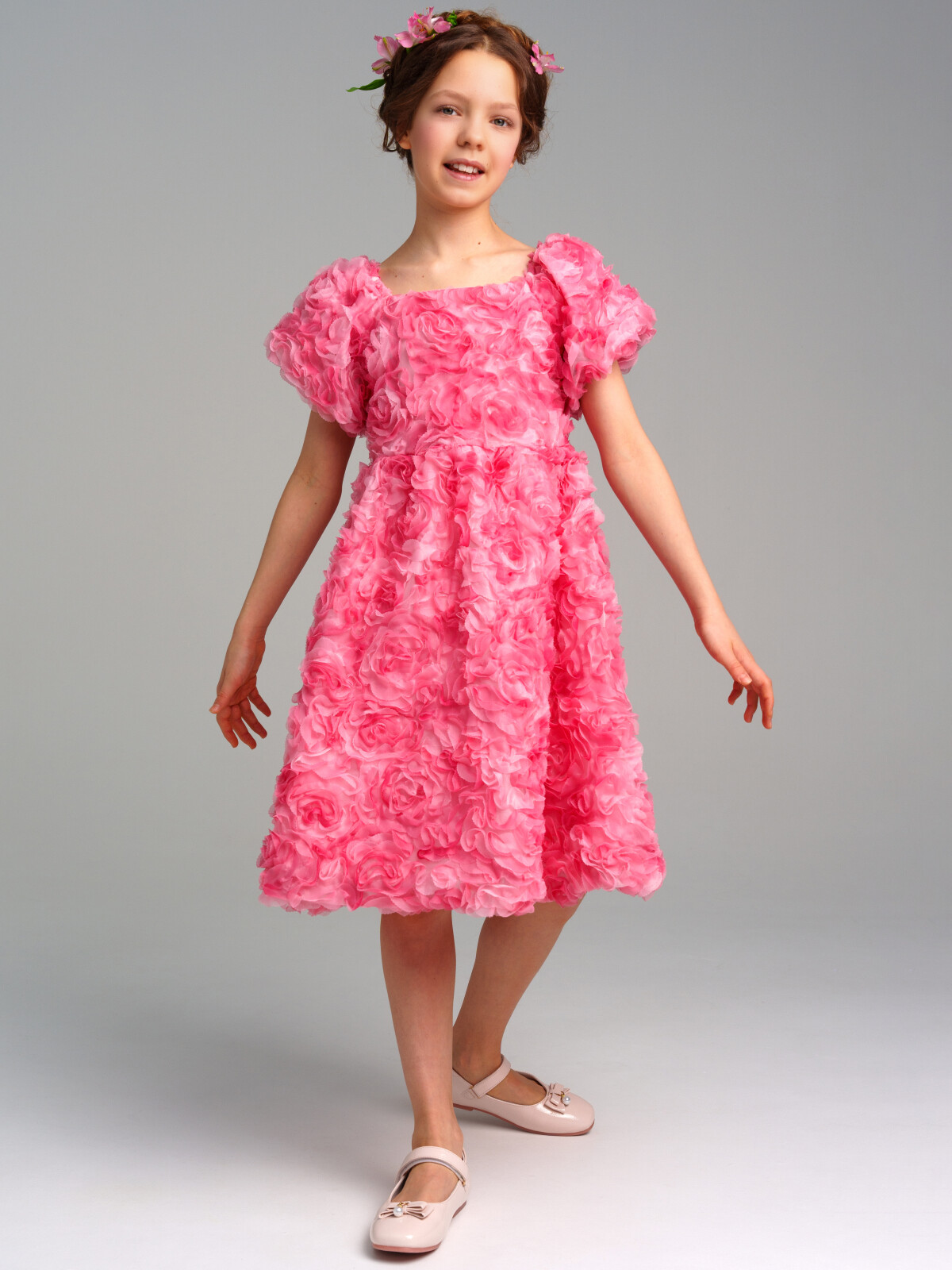 платье playtoday tween для девочки, розовое