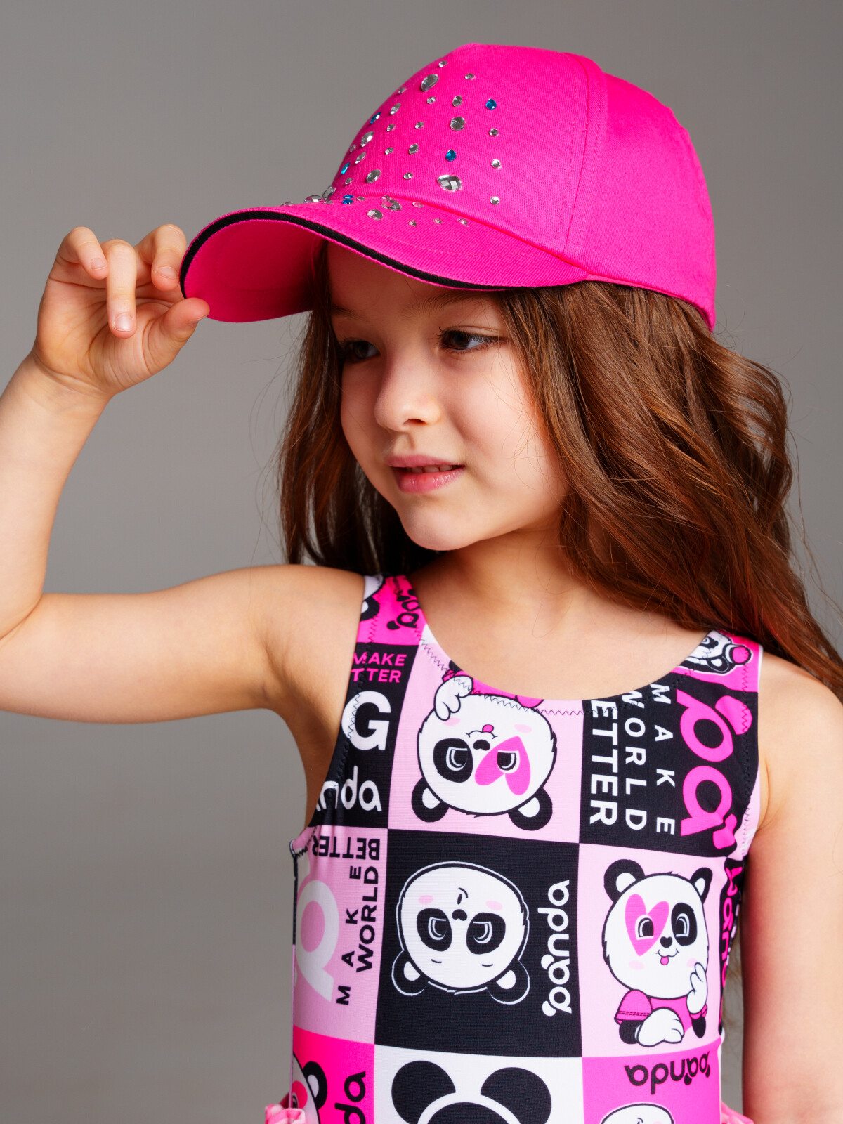 кепка playtoday kids для девочки, розовая