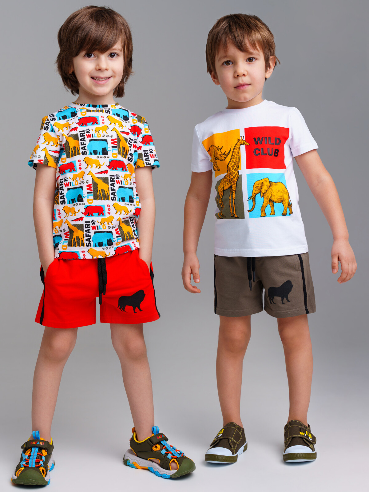 шорты playtoday kids для мальчика, серые
