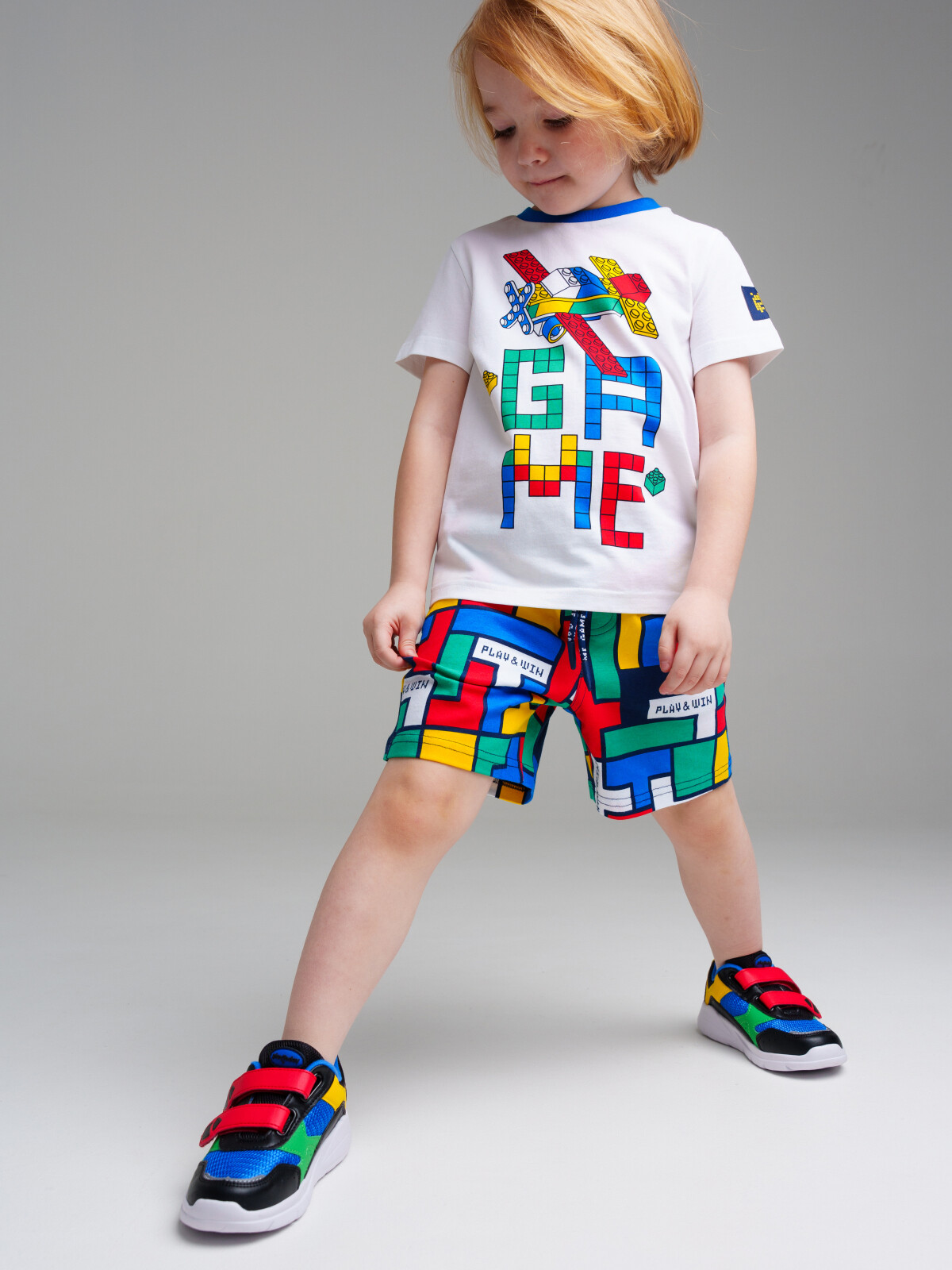 шорты playtoday kids для мальчика, разноцветные