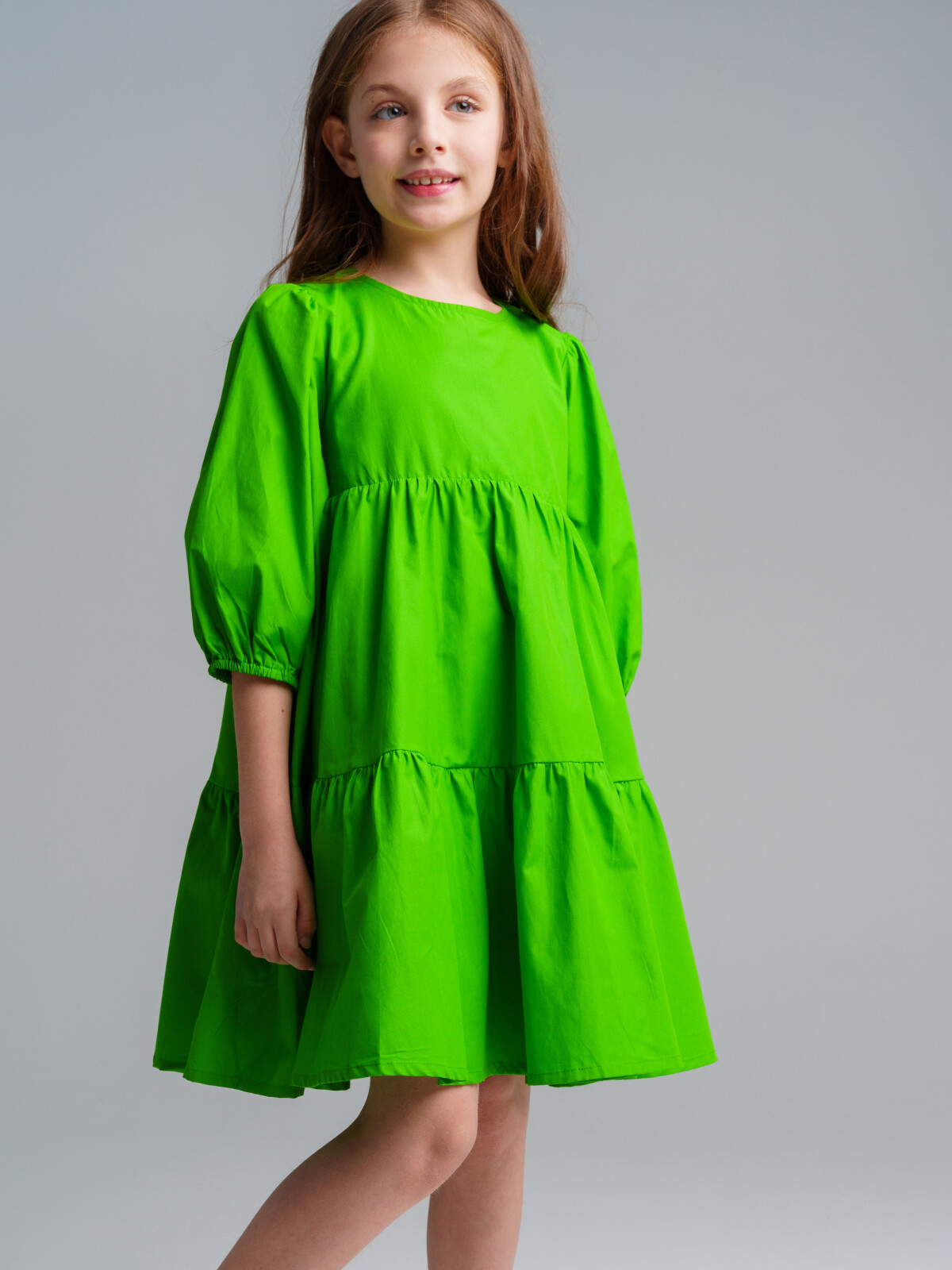 платье playtoday tween для девочки, зеленое