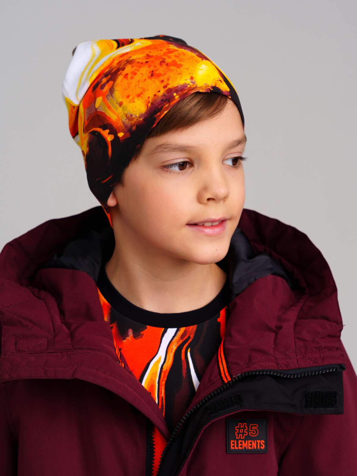 шапка playtoday tween для мальчика, разноцветная
