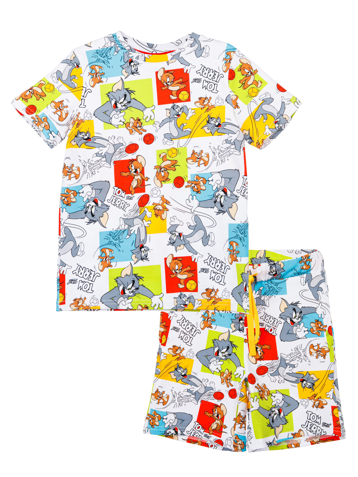 пижама playtoday kids для мальчика, разноцветная