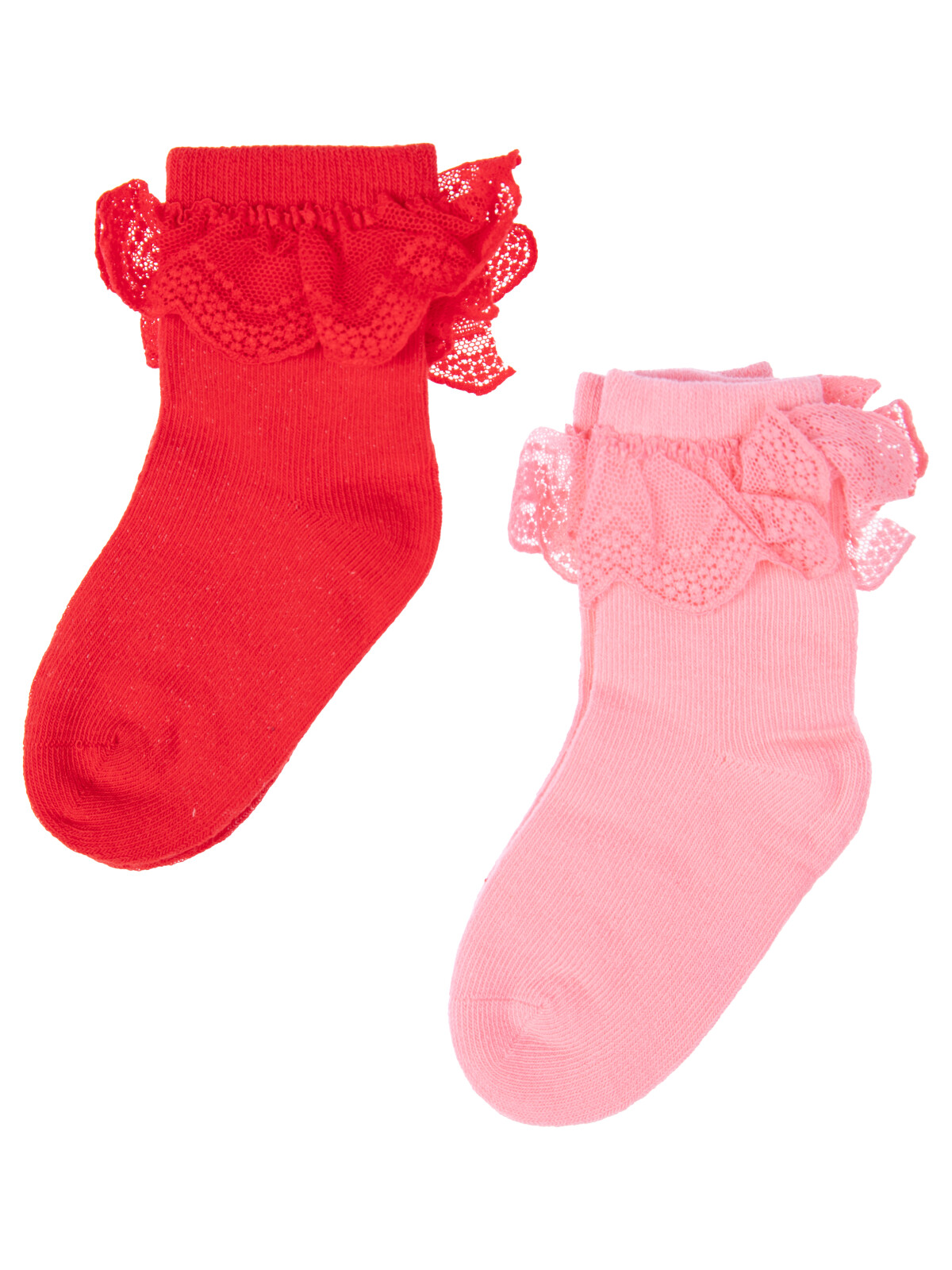 носки playtoday newborn-baby для девочки, розовые