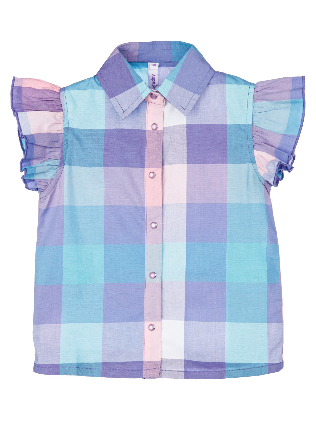 блузка playtoday kids для девочки, разноцветная