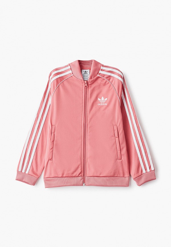 олимпийка adidas для девочки, розовая