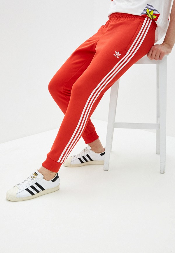 мужские спортивные брюки adidas, красные