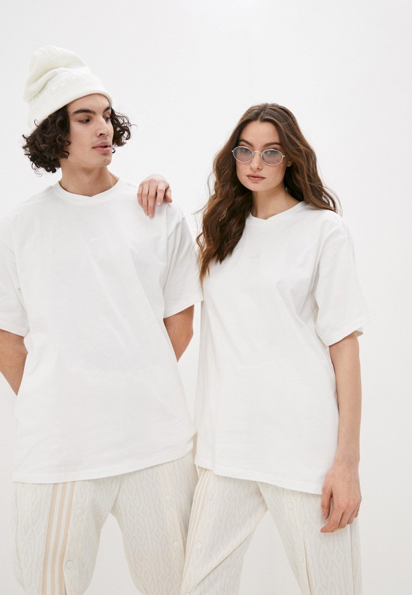женская футболка с коротким рукавом adidas, белая