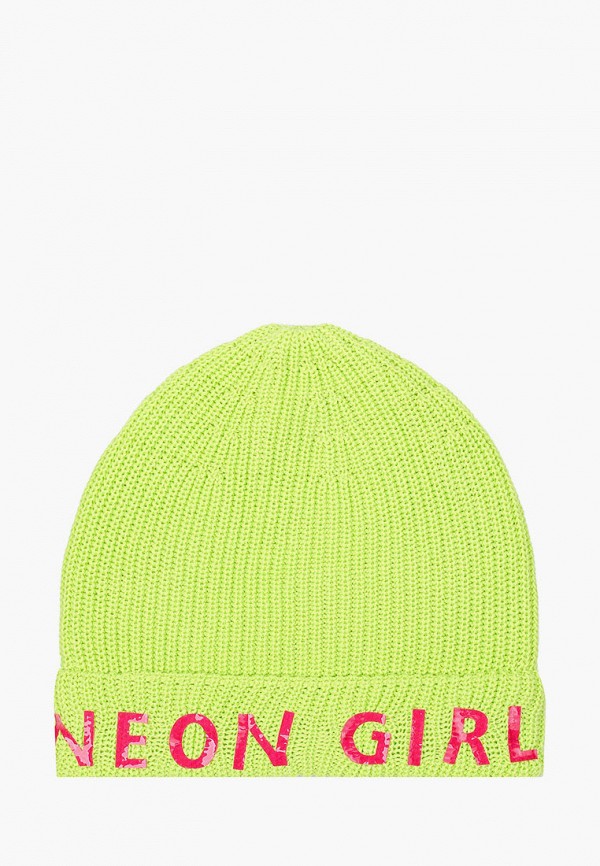 шапка button blue для девочки, зеленая
