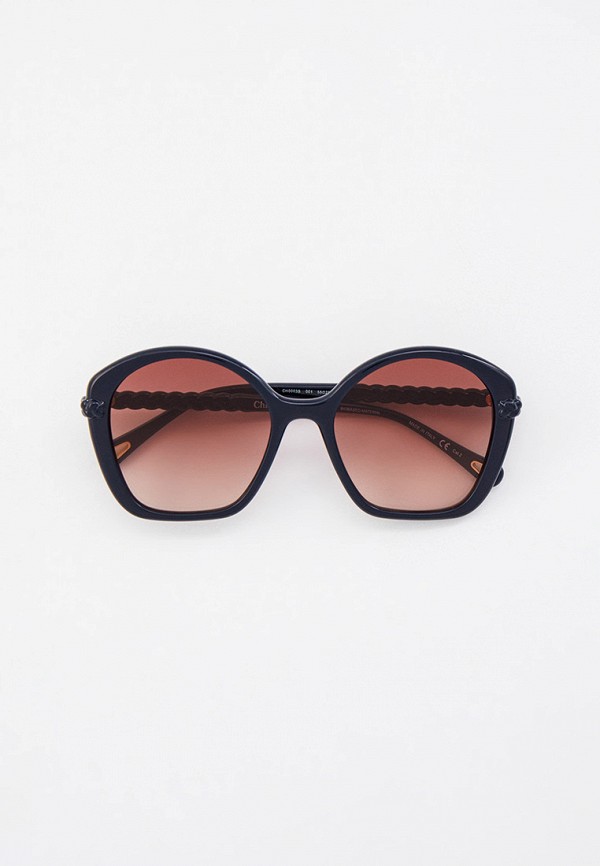 женские квадратные солнцезащитные очки chloe, черные