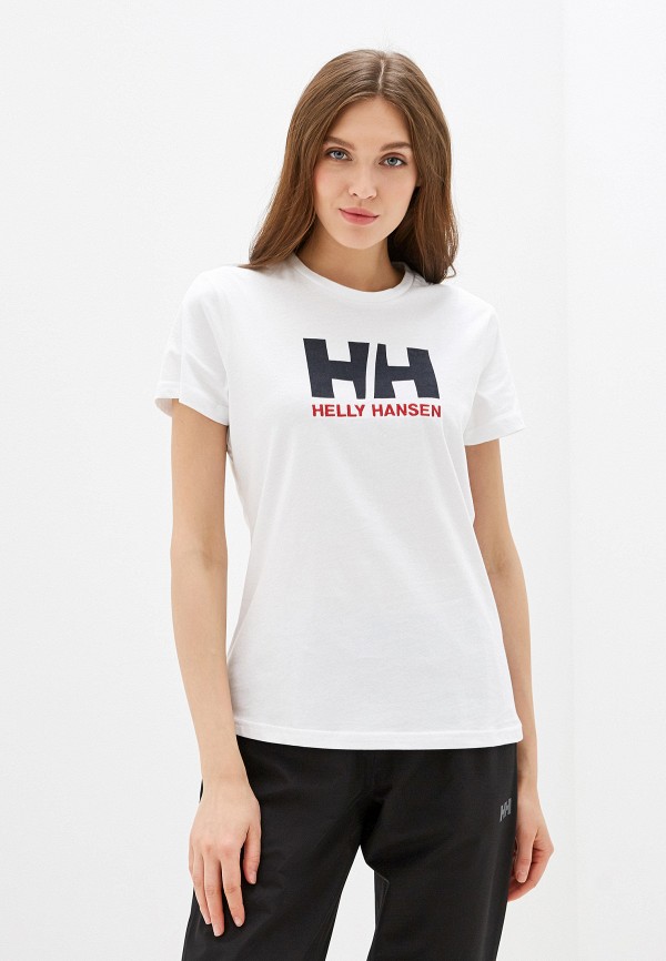 женская футболка helly hansen, белая