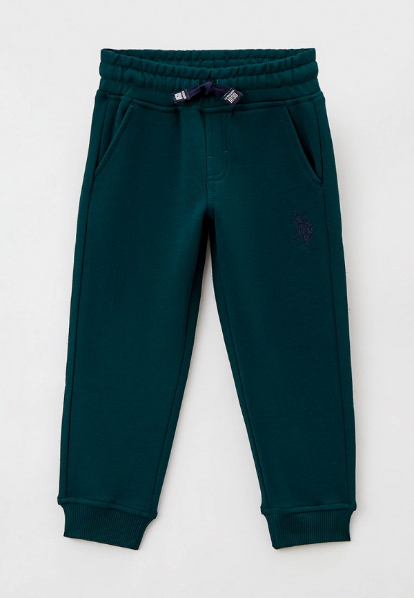 спортивные брюки u.s. polo assn для мальчика, зеленые
