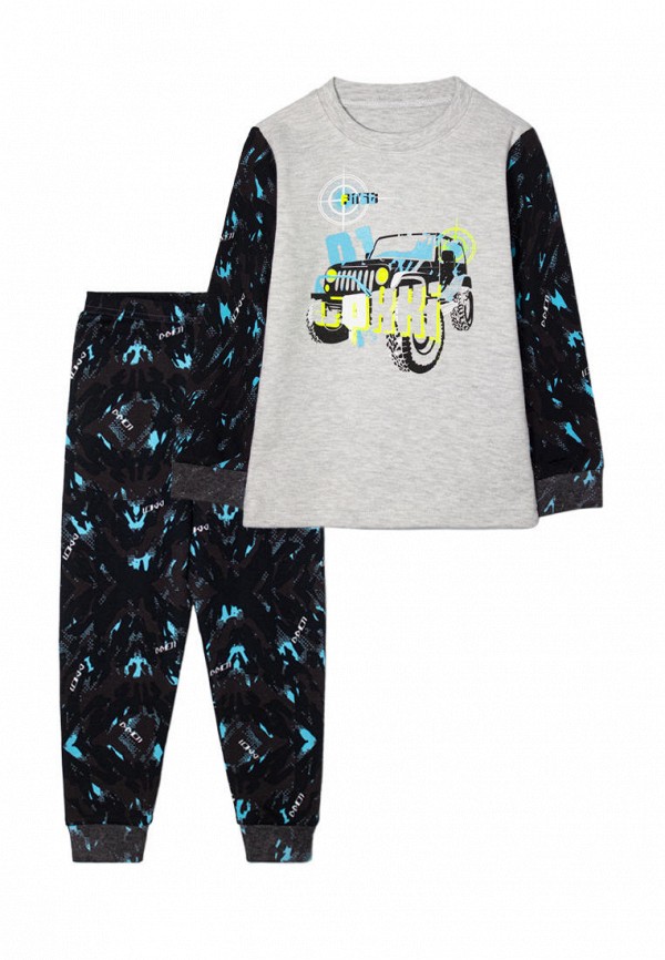 пижама lokki для мальчика, разноцветная