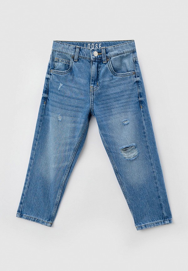 джинсы sela для мальчика, голубые