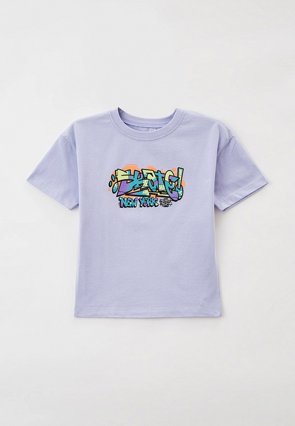 футболка с коротким рукавом mark formelle для мальчика, фиолетовая