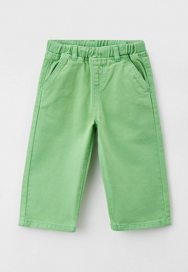 джинсы sela для мальчика, зеленые