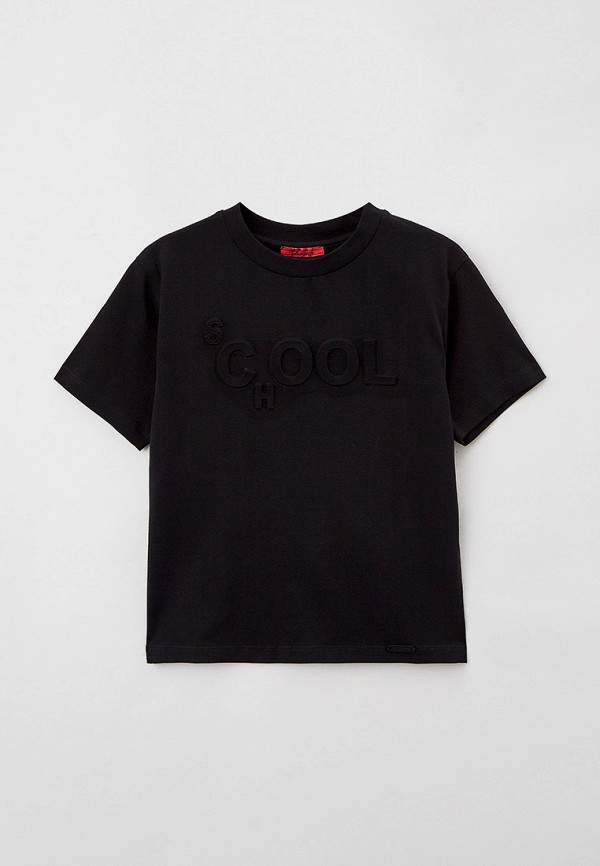 футболка с коротким рукавом choupette для мальчика, черная