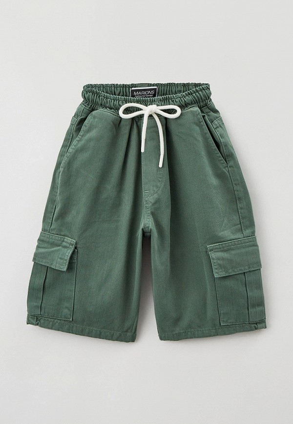 джинсовые шорты marions для мальчика, зеленые