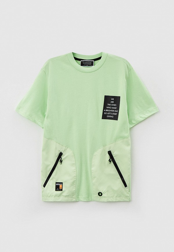 футболка с коротким рукавом marions для мальчика, зеленая