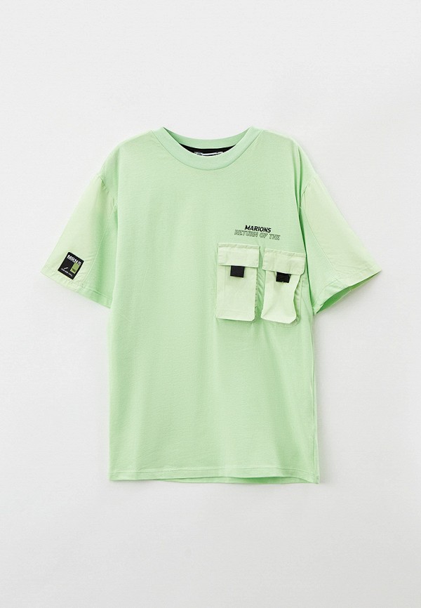 футболка с коротким рукавом marions для мальчика, зеленая