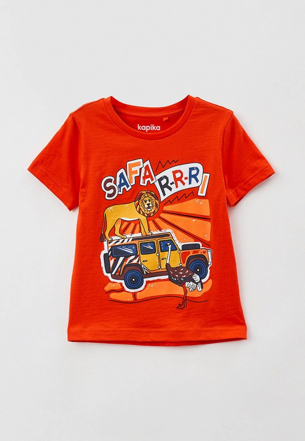 футболка с коротким рукавом kapika малыши, оранжевая