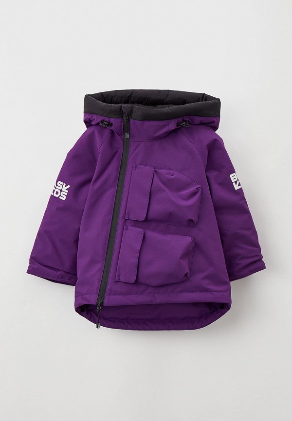 утепленные куртка bask kids малыши, фиолетовая