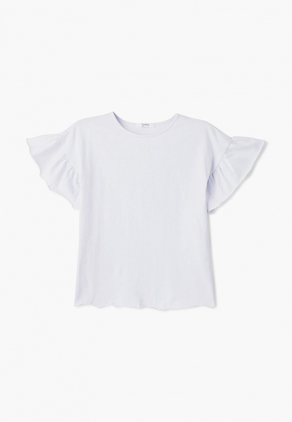 футболка с коротким рукавом tforma для девочки, белая