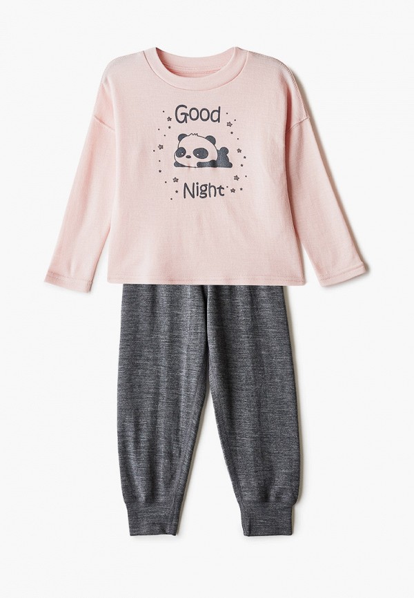 пижама norveg для девочки, разноцветная