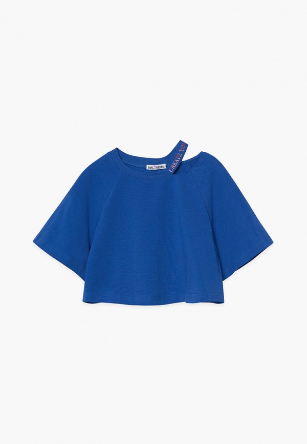 футболка с коротким рукавом bell bimbo для девочки, синяя