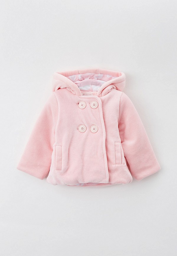 утепленные куртка diva kids для девочки, розовая