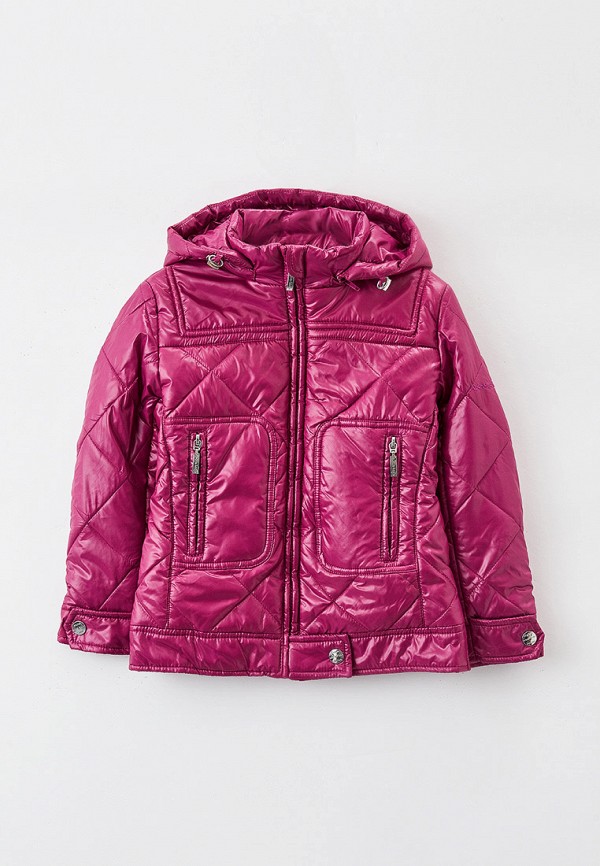 утепленные куртка aviva для девочки, розовая