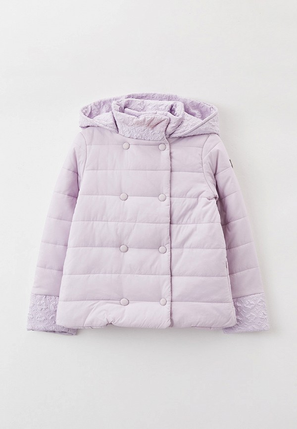 утепленные куртка aviva для девочки, фиолетовая