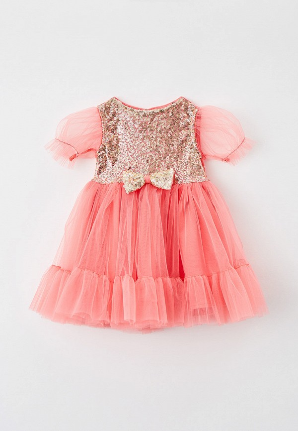 нарядные платье trendyco kids для девочки, розовое