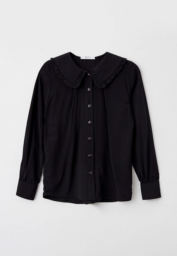 блузка tforma для девочки, черная