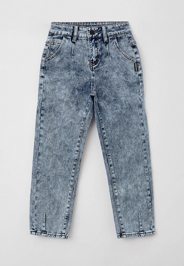 джинсы-мом playtoday для девочки, голубые