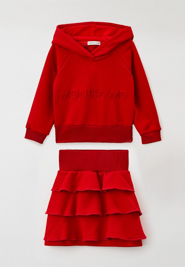 костюм monikamo для девочки, красный