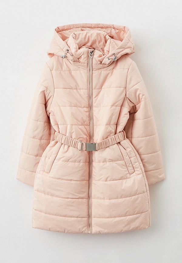 утепленные куртка baon для девочки, розовая