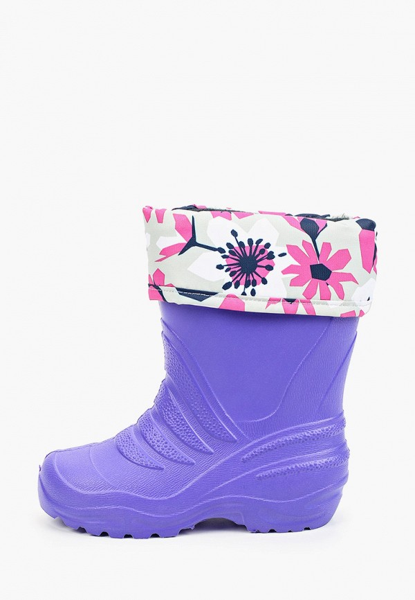 резиновые сапоги tingo для девочки, фиолетовые