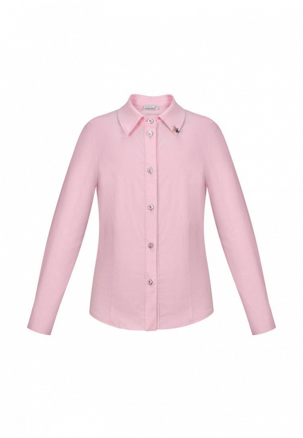 рубашка stylish amadeo для девочки, розовая